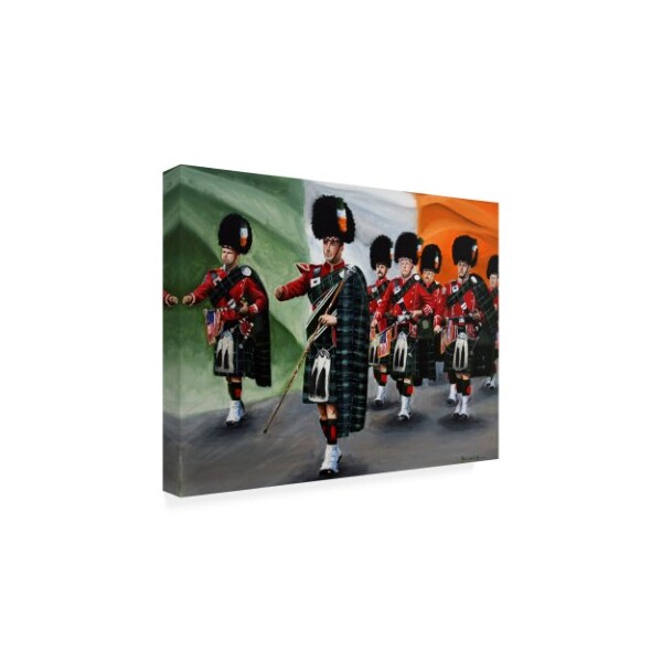 Paul Walsh 'Fdny Bagpipe Band' Canvas Art,35x47
